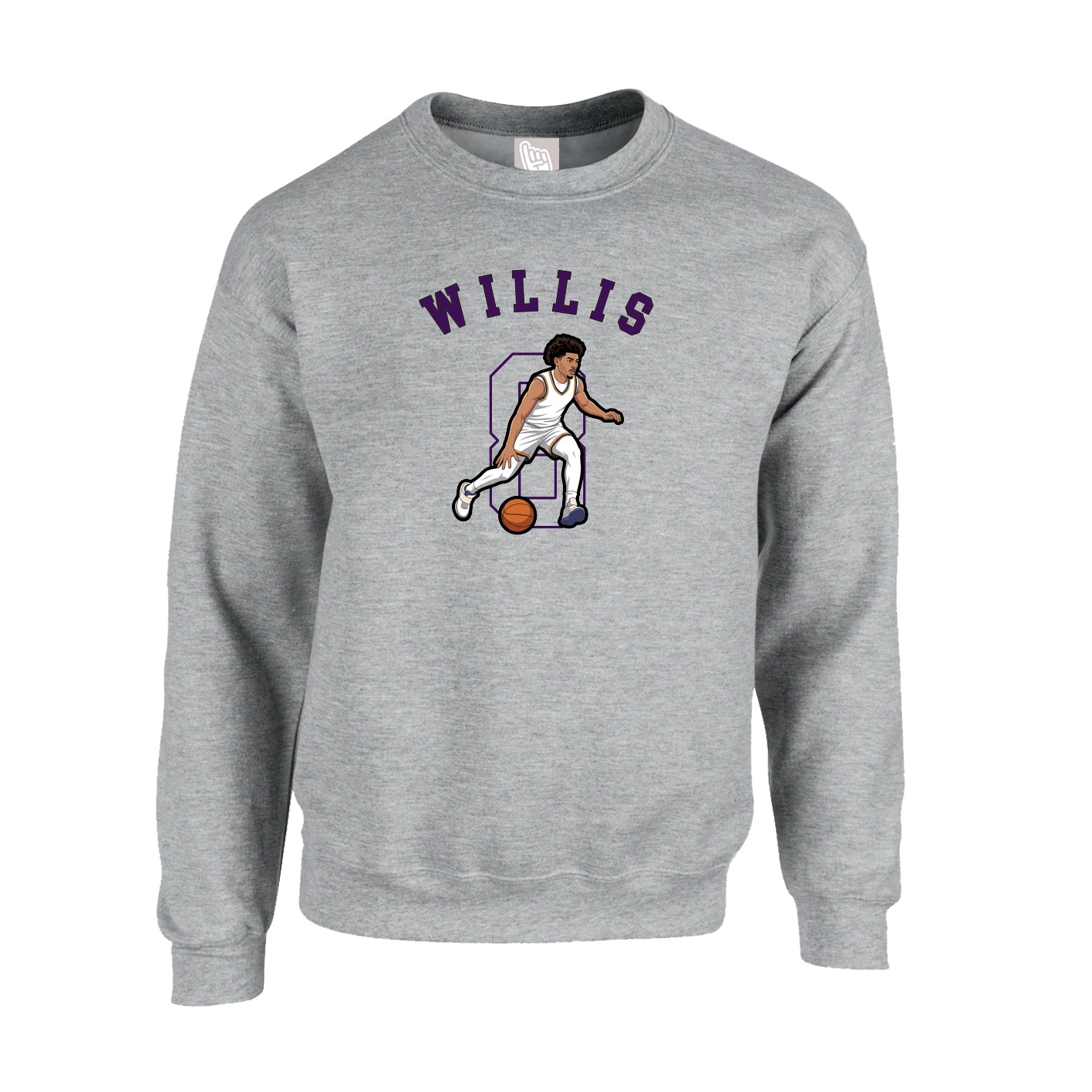 Fleece Crew — Shirsey Arch in Grey