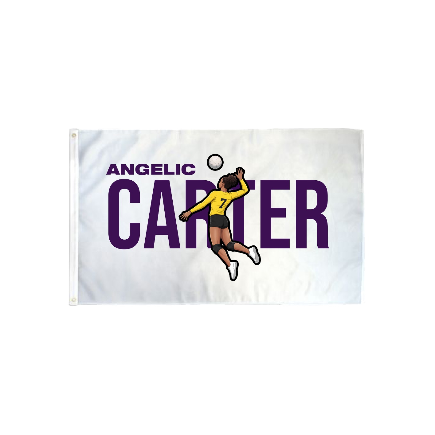 3x5 Flag — Player Name in Classic
