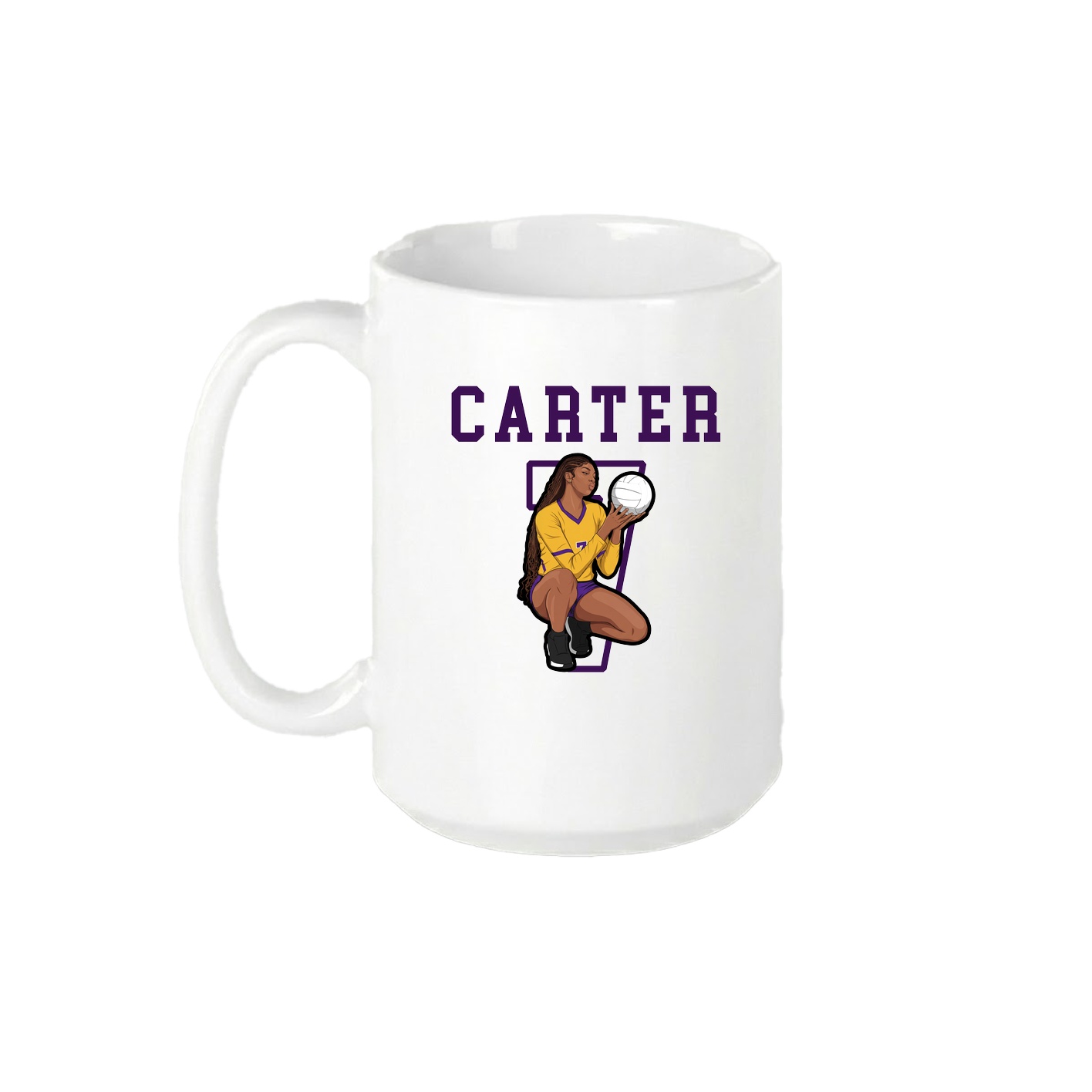 15oz Coffee Mug — Shirsey in White