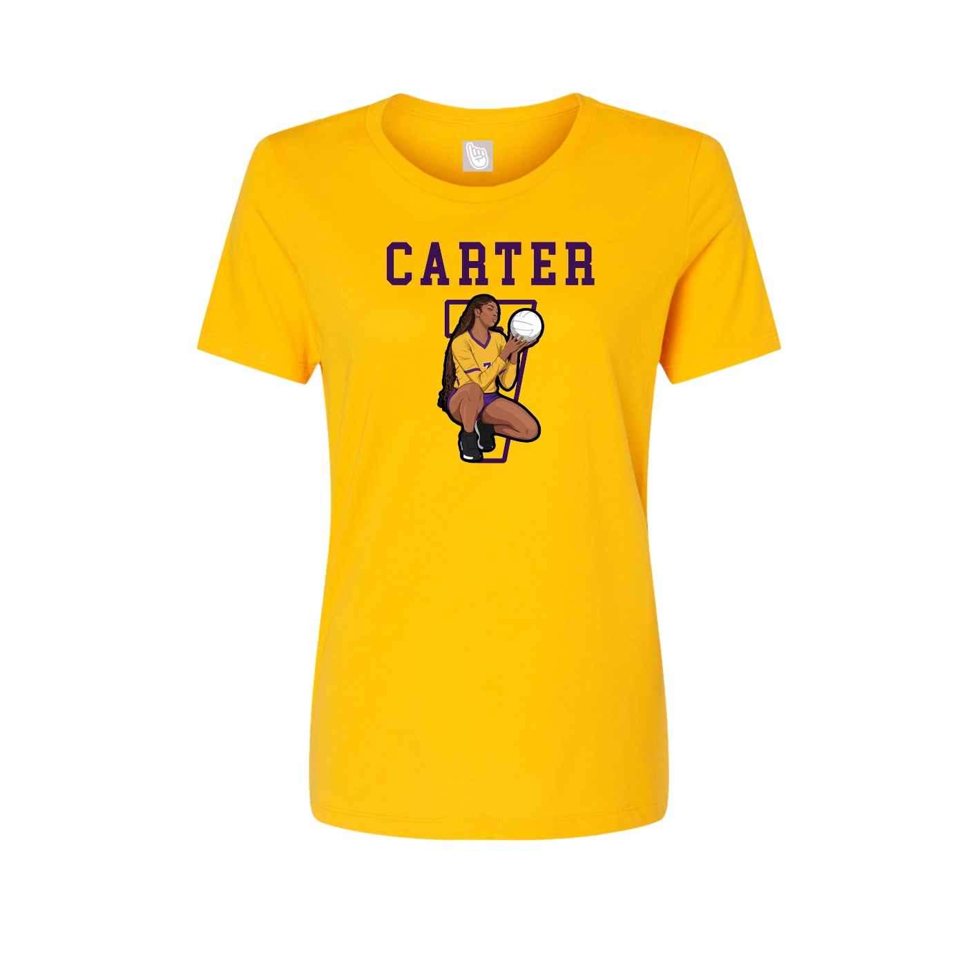 Fitted Women's Tee — Shirsey in Gold