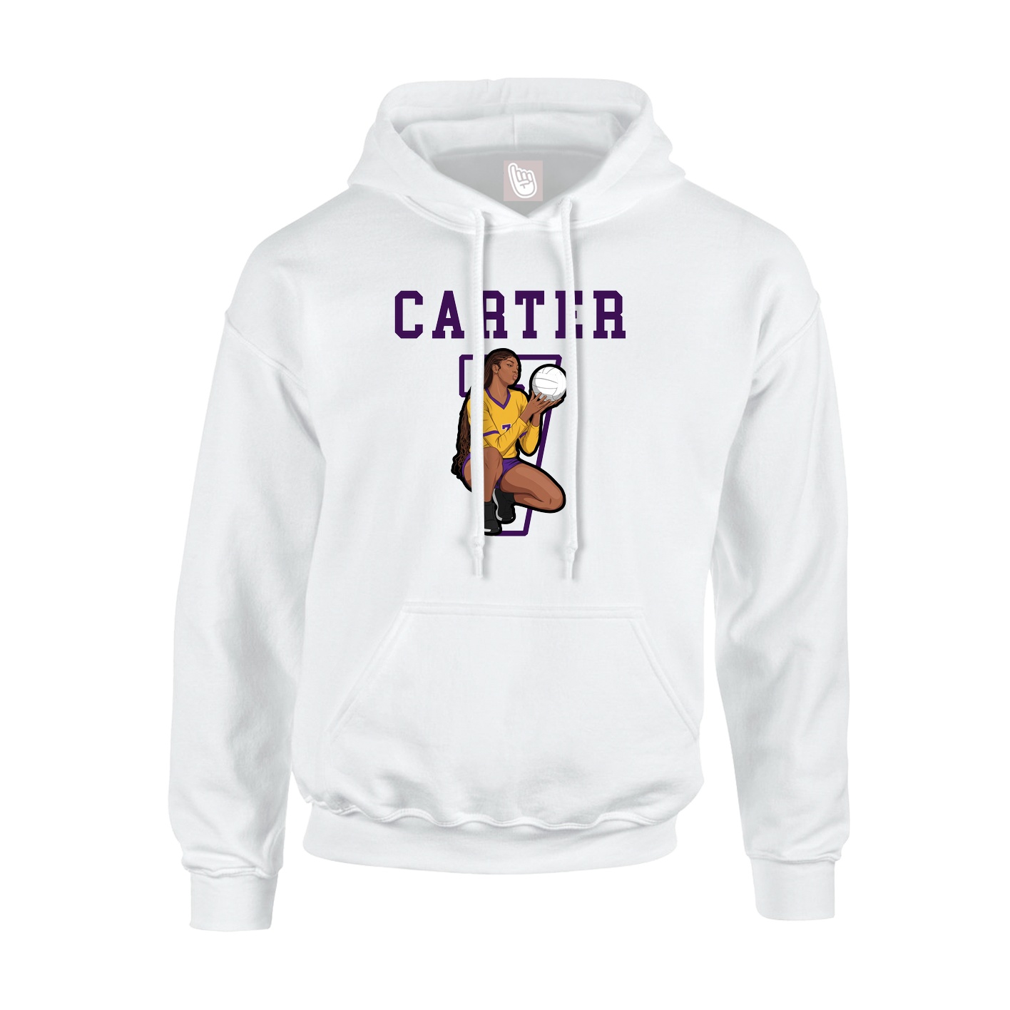 Youth Hoodie — Shirsey in White