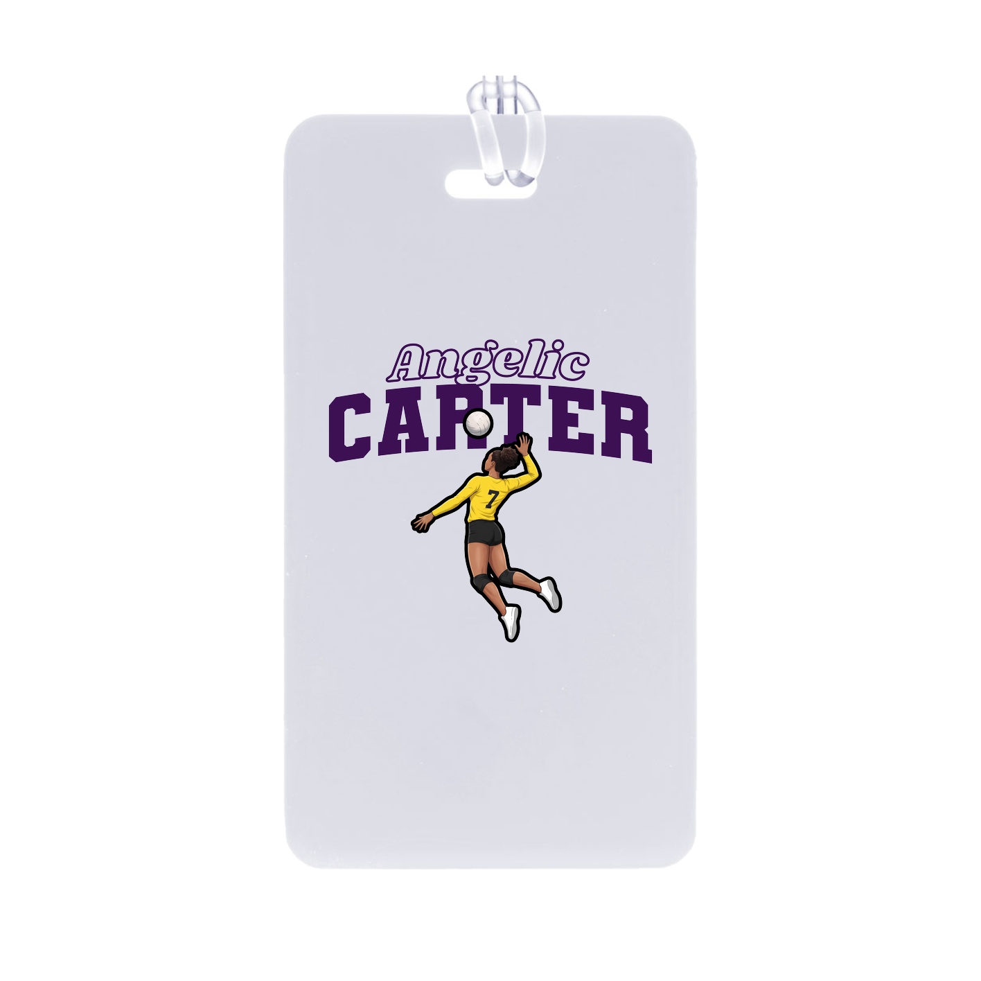 Bag Tag — Name Arch in Classic