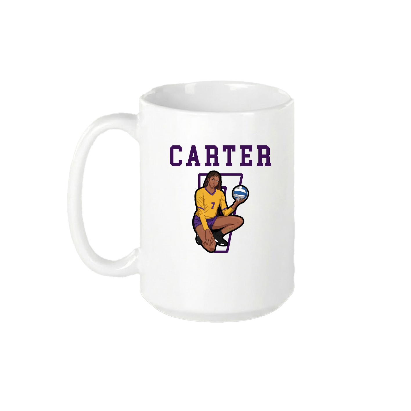 15oz Coffee Mug — Shirsey in White