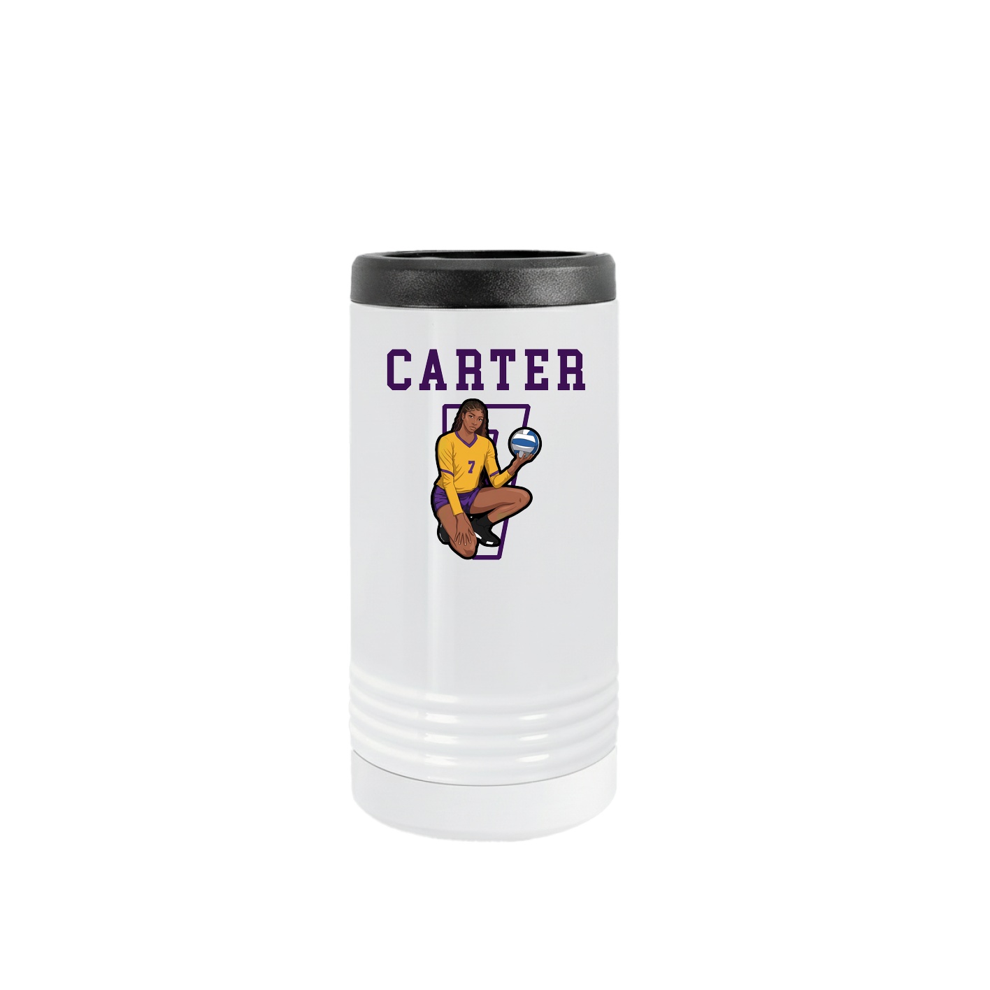 Slim Beverage Holder — Shirsey in White