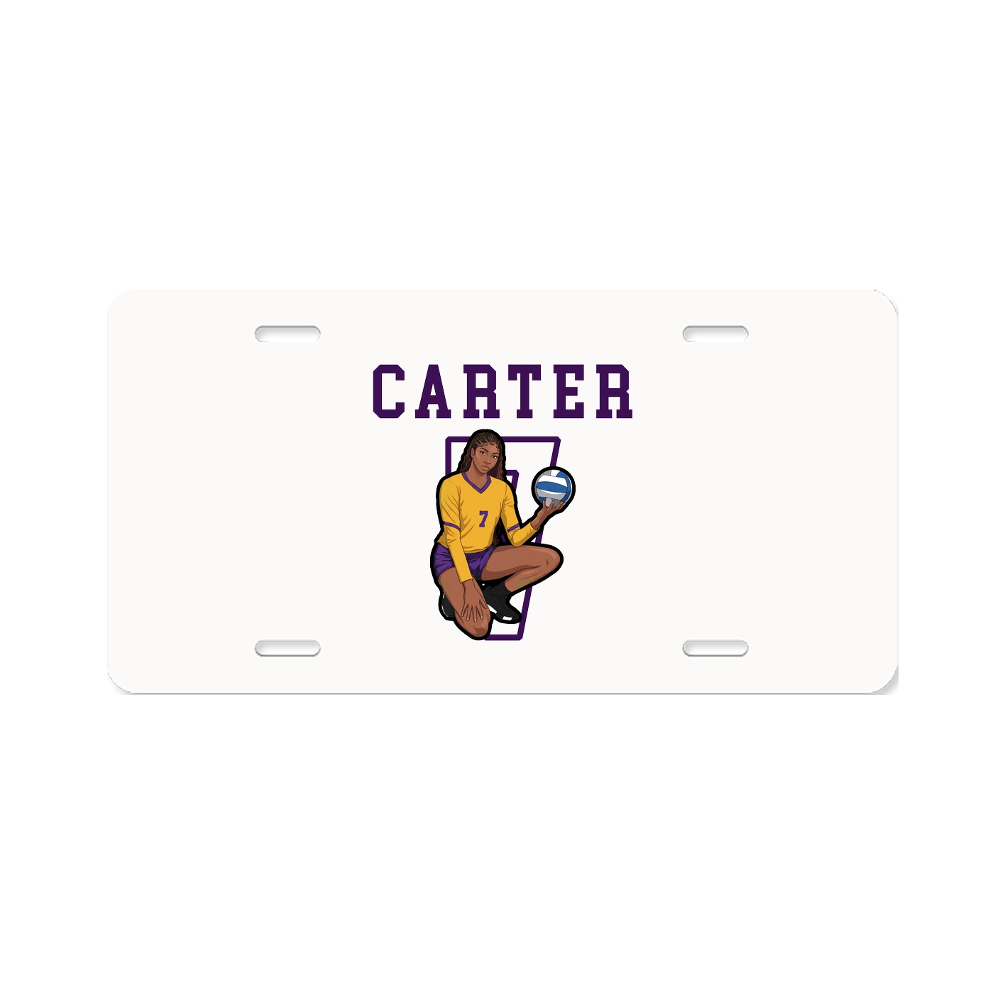 License Plate — Shirsey in Classic