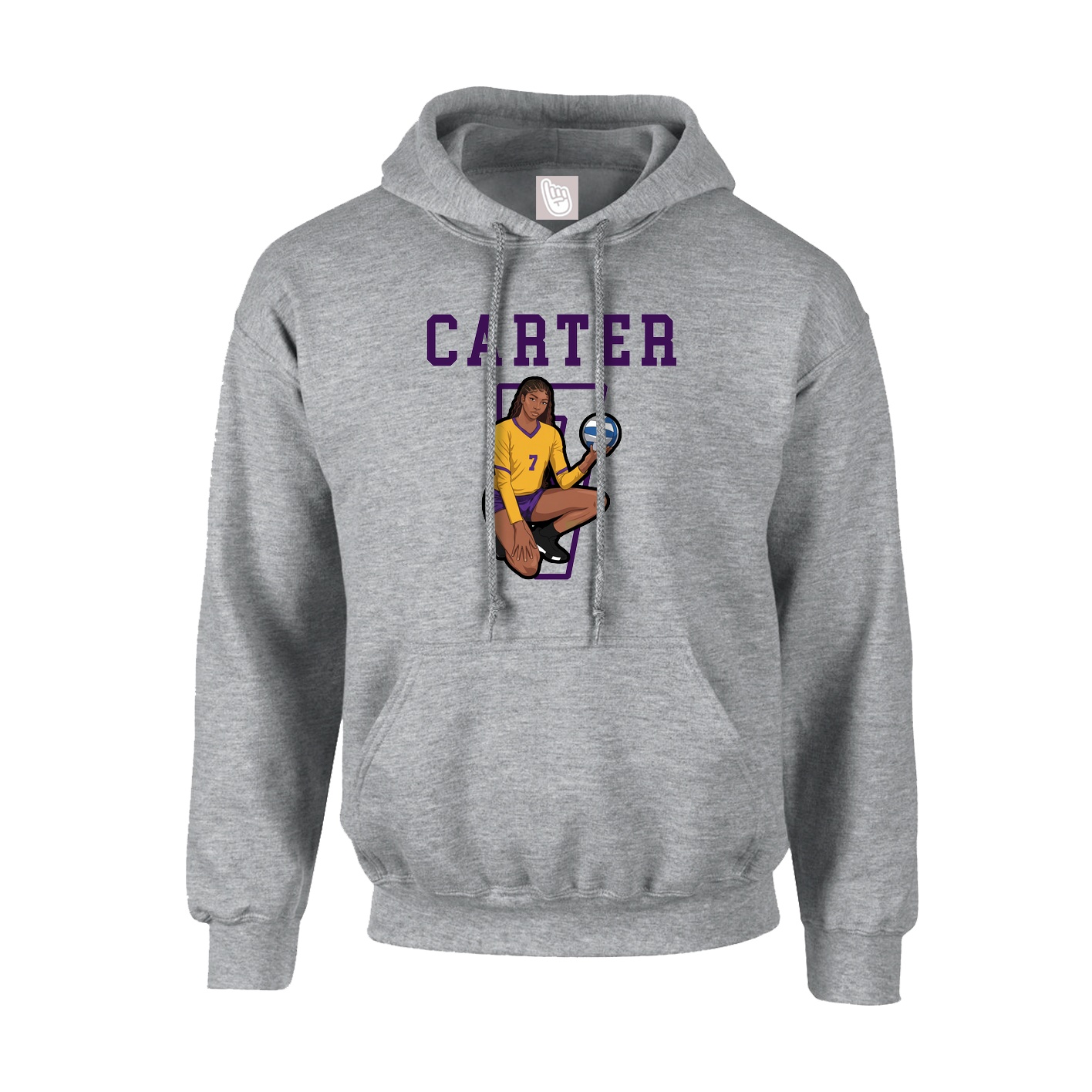 Hoodie — Shirsey in Grey
