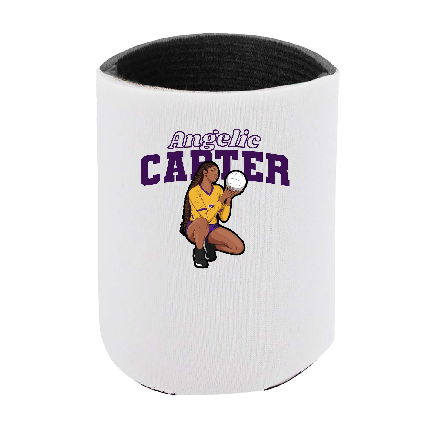 Can Holder — Name Arch in White