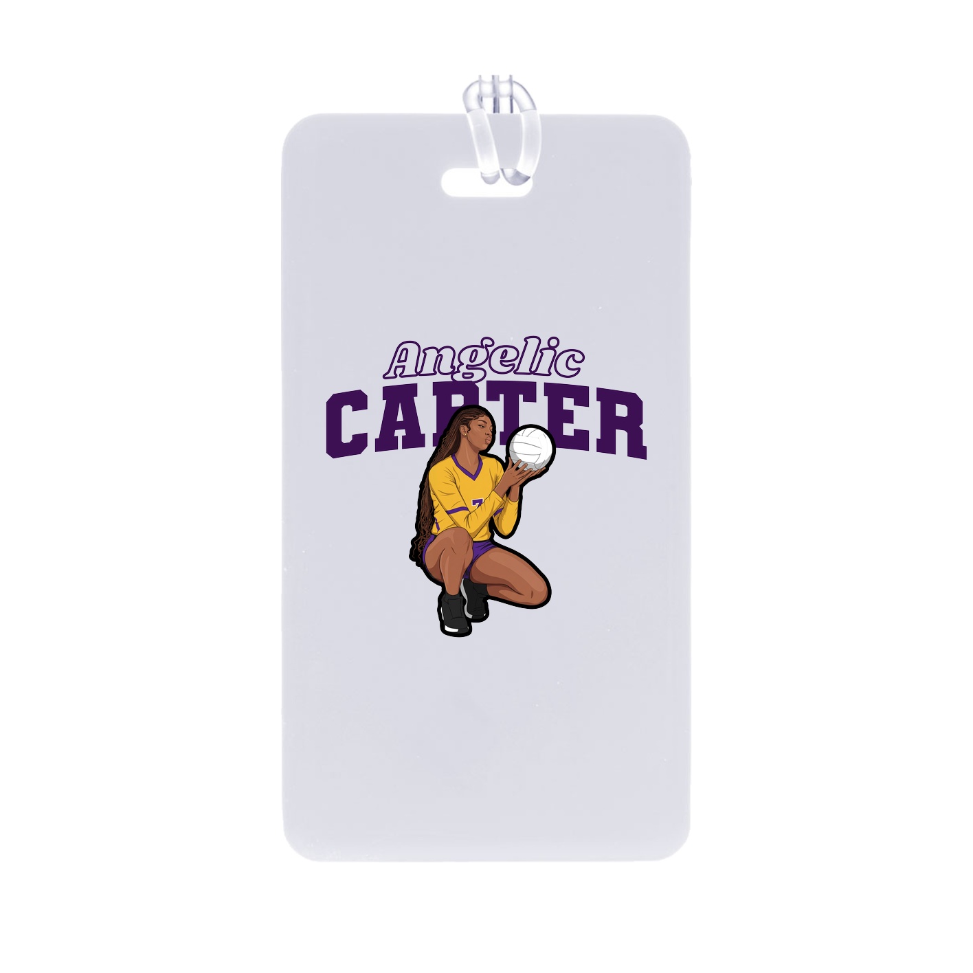 Bag Tag — Name Arch in Classic