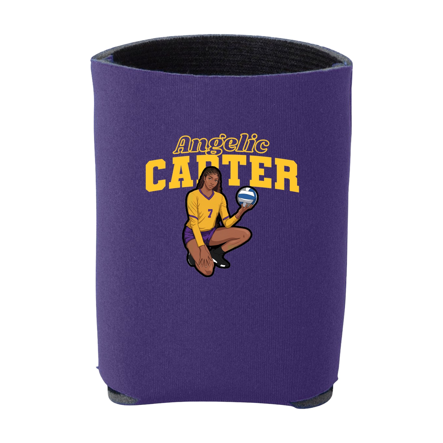 Can Holder — Name Arch in Purple