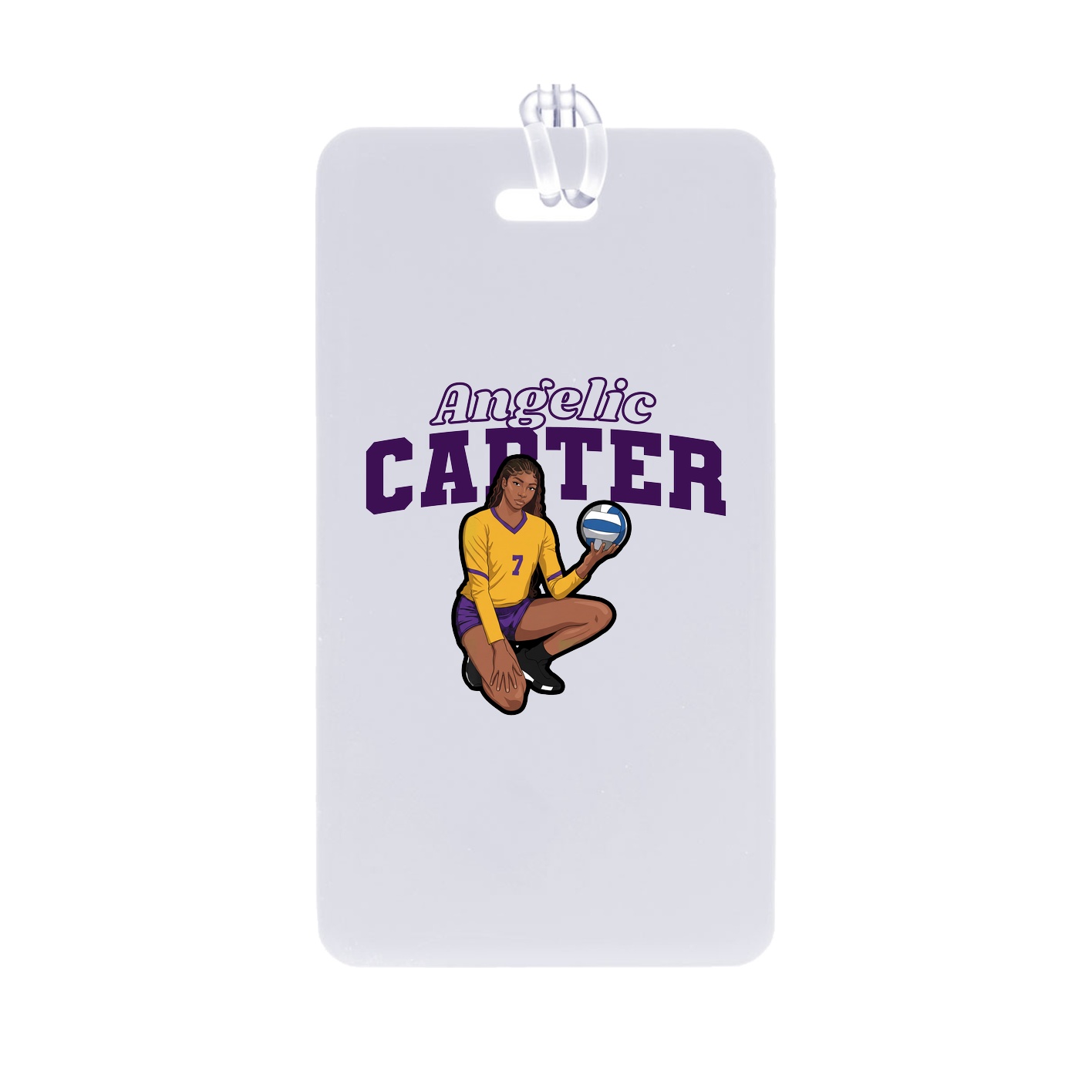 Bag Tag — Name Arch in Classic