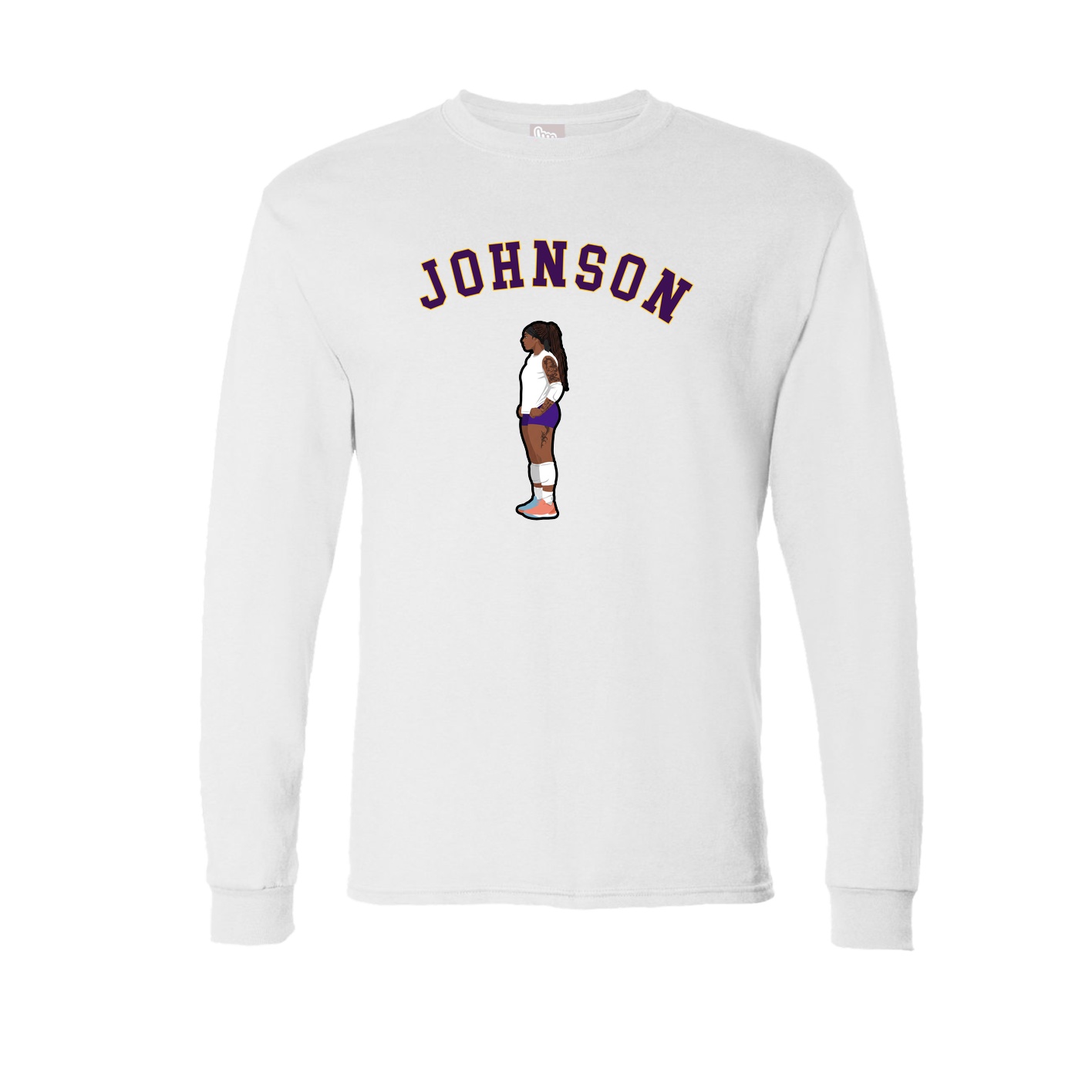 Long Sleeve Tee — Shirsey Arch in White