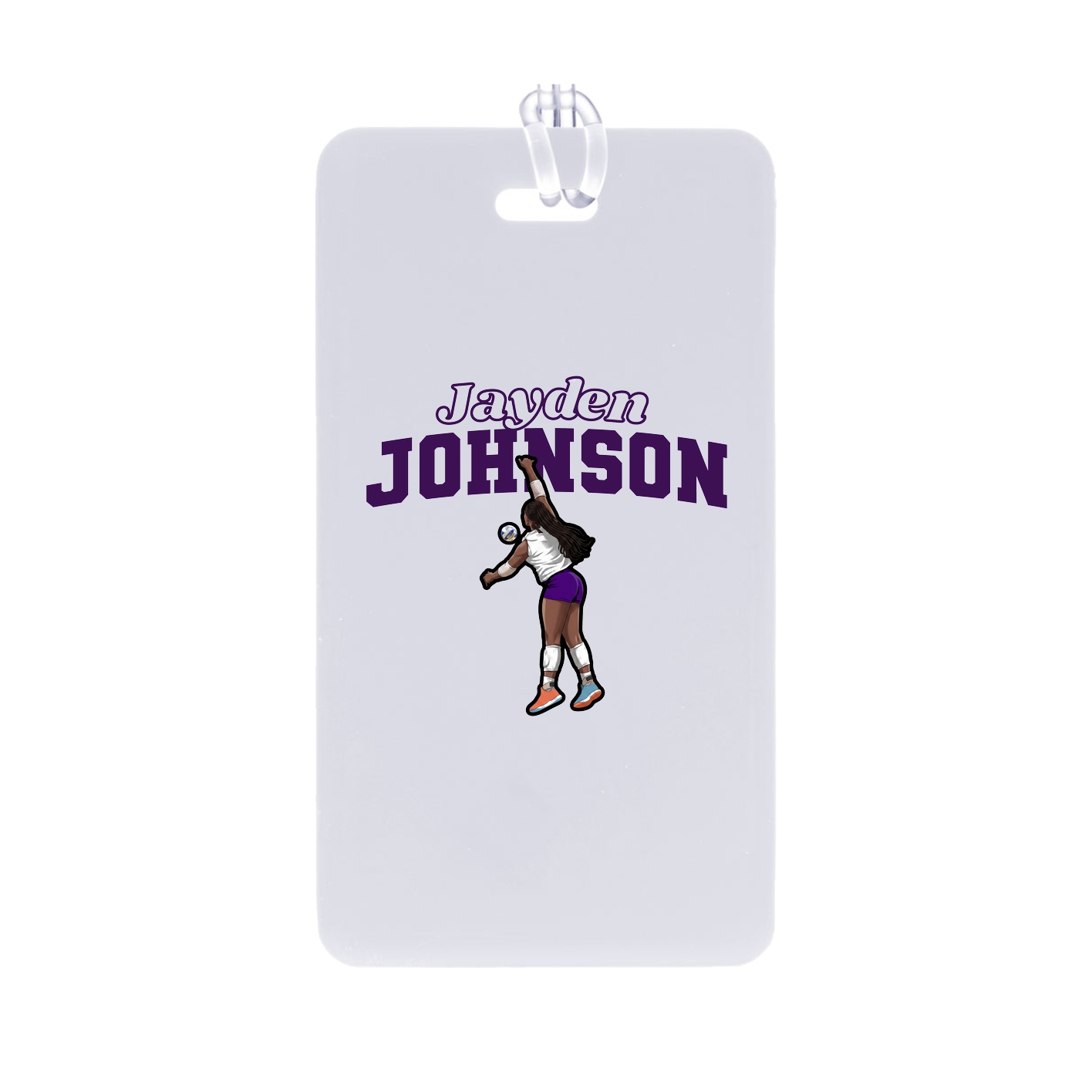 Bag Tag — Name Arch in Classic