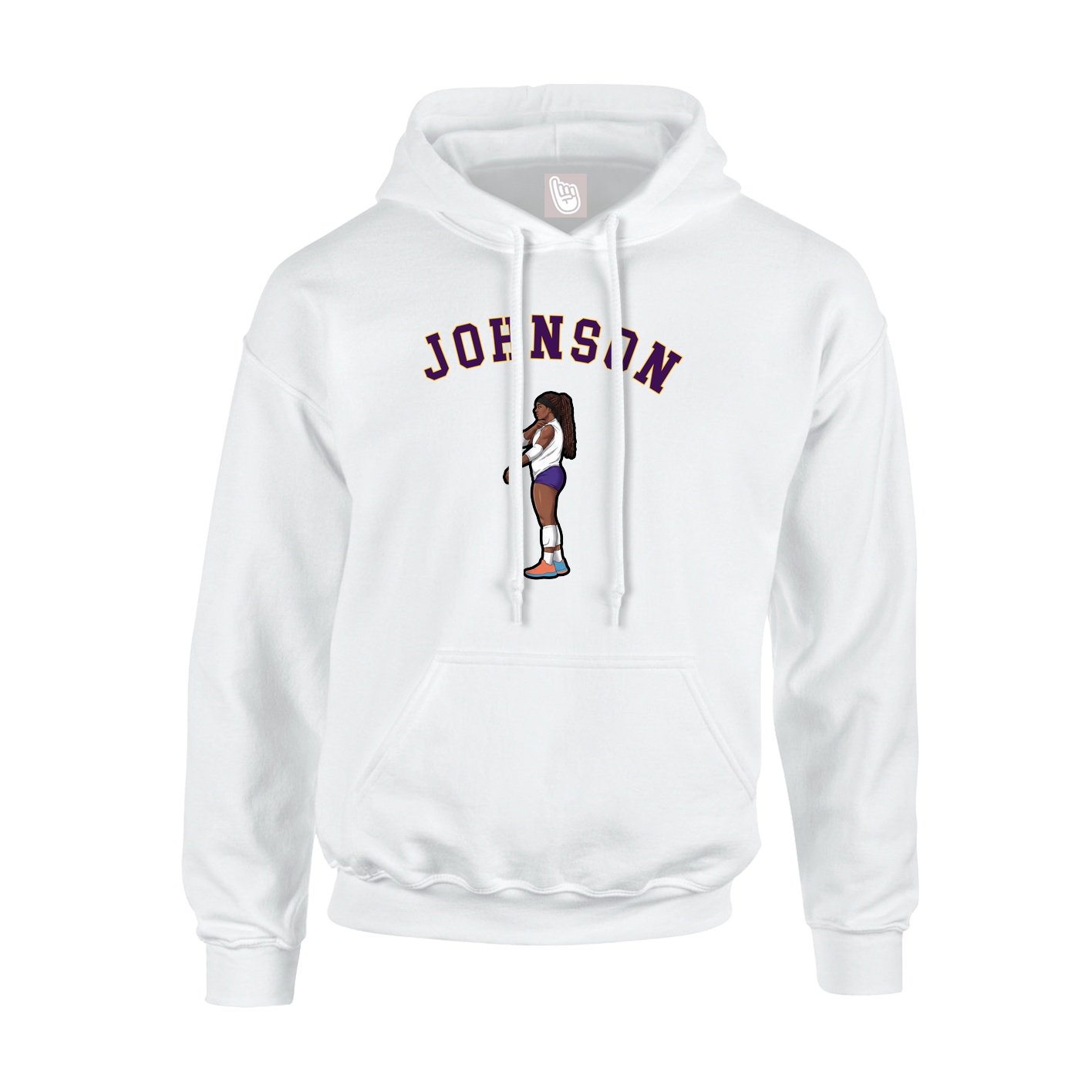 Hoodie — Shirsey Arch in White