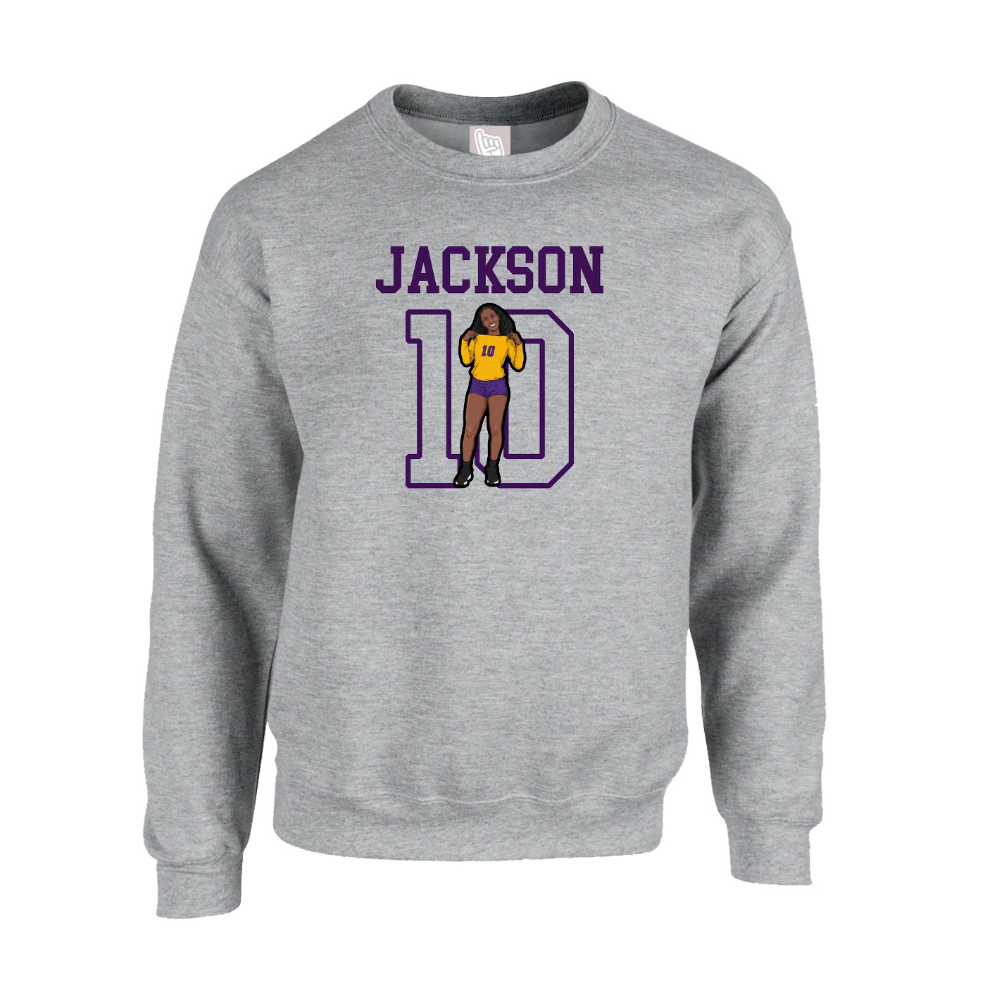 Fleece Crew — Shirsey in Grey