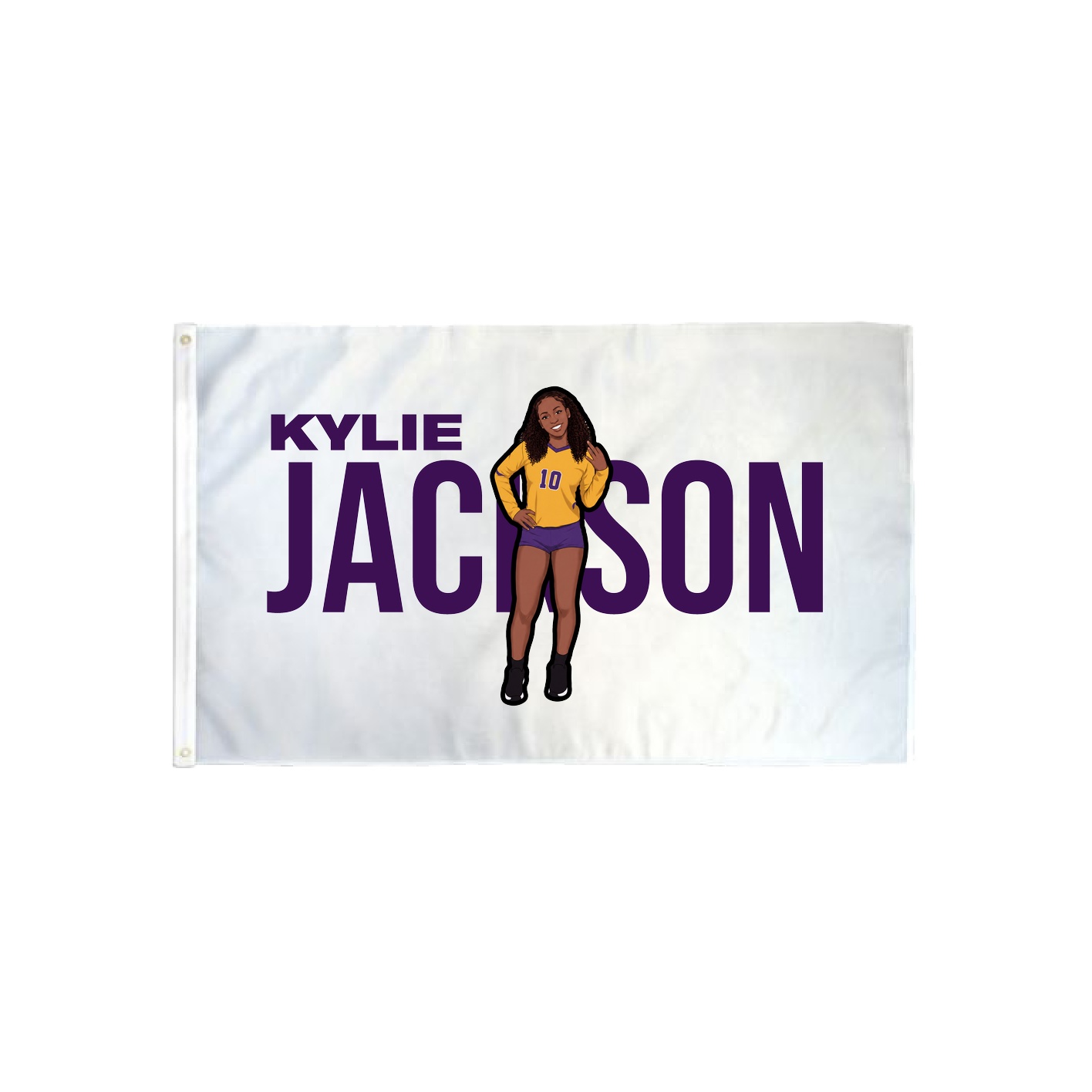 3x5 Flag — Player Name in Classic