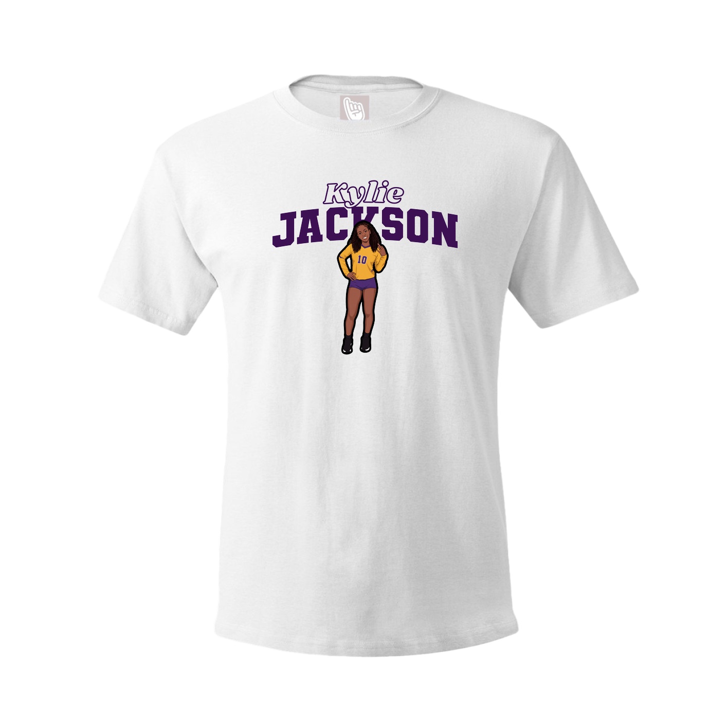 Tee — Name Arch in White