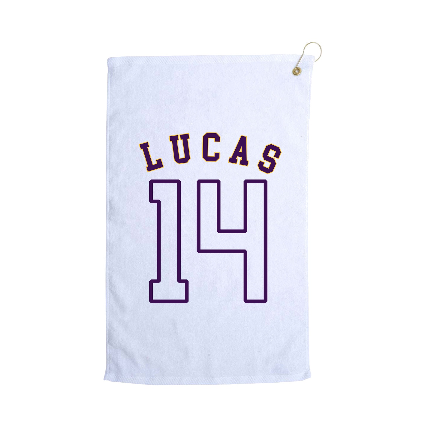 Golf Towel — Shirsey Arch in White