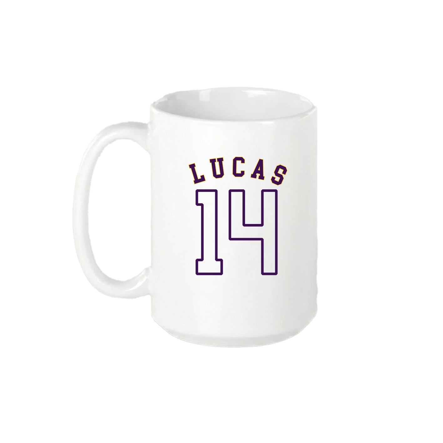 15oz Coffee Mug — Shirsey Arch in White