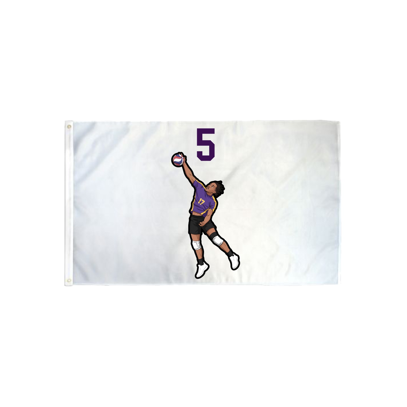 3x5 Flag — Number Top in Classic