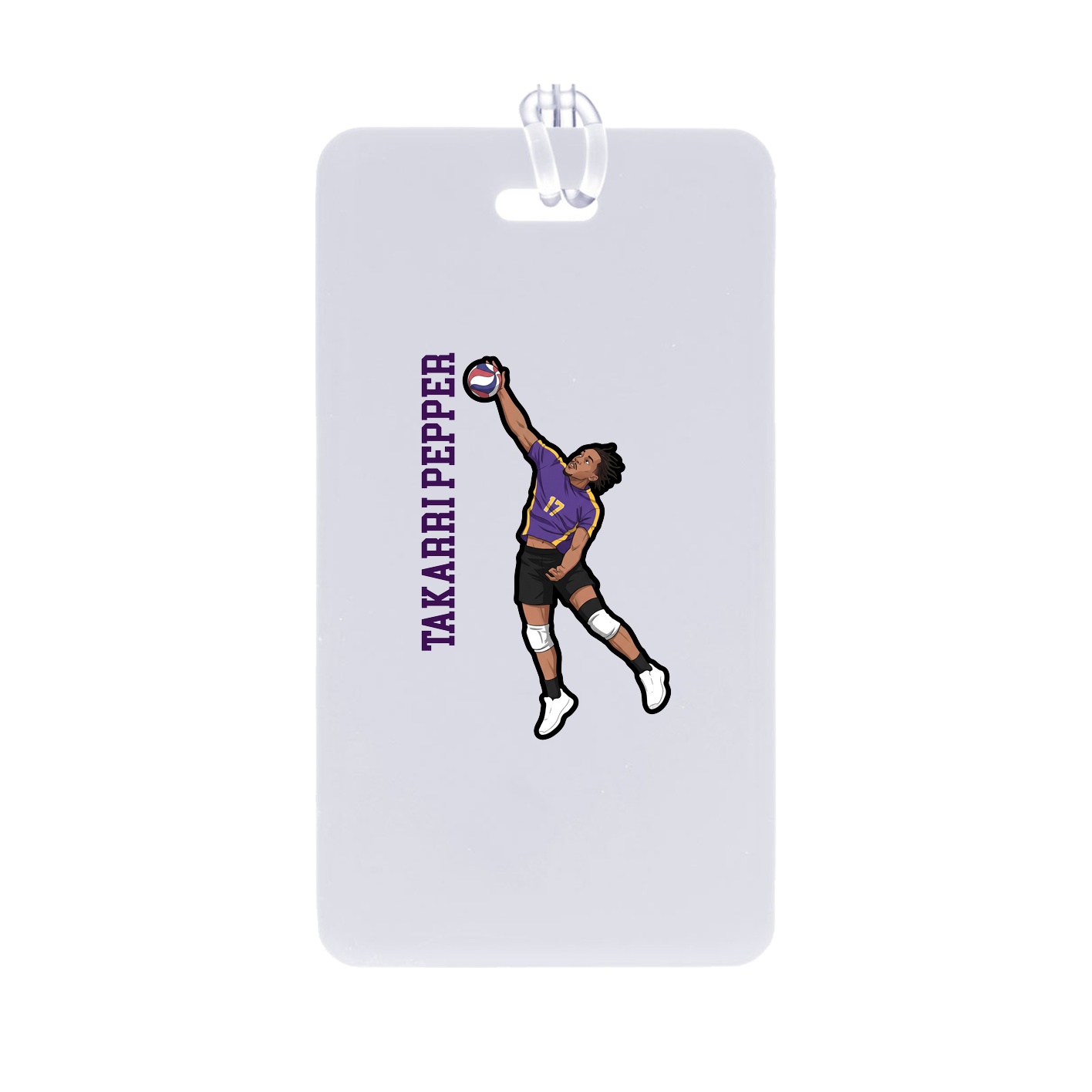 Bag Tag — Name Vertical in Classic