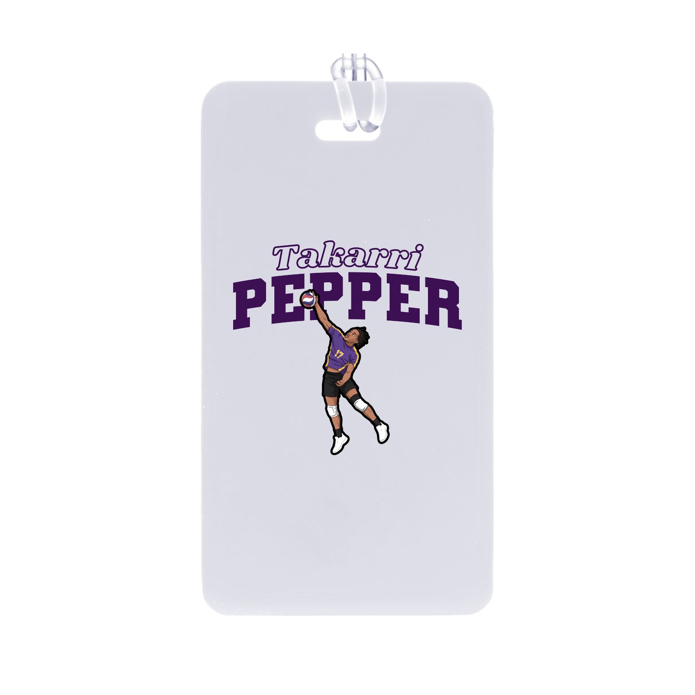 Bag Tag — Name Arch in Classic
