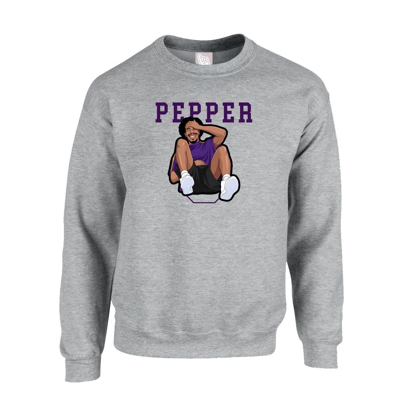 Fleece Crew — Shirsey in Grey