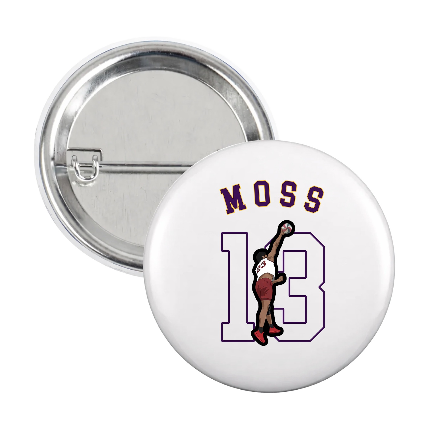 Game Day Button — Shirsey Arch in White