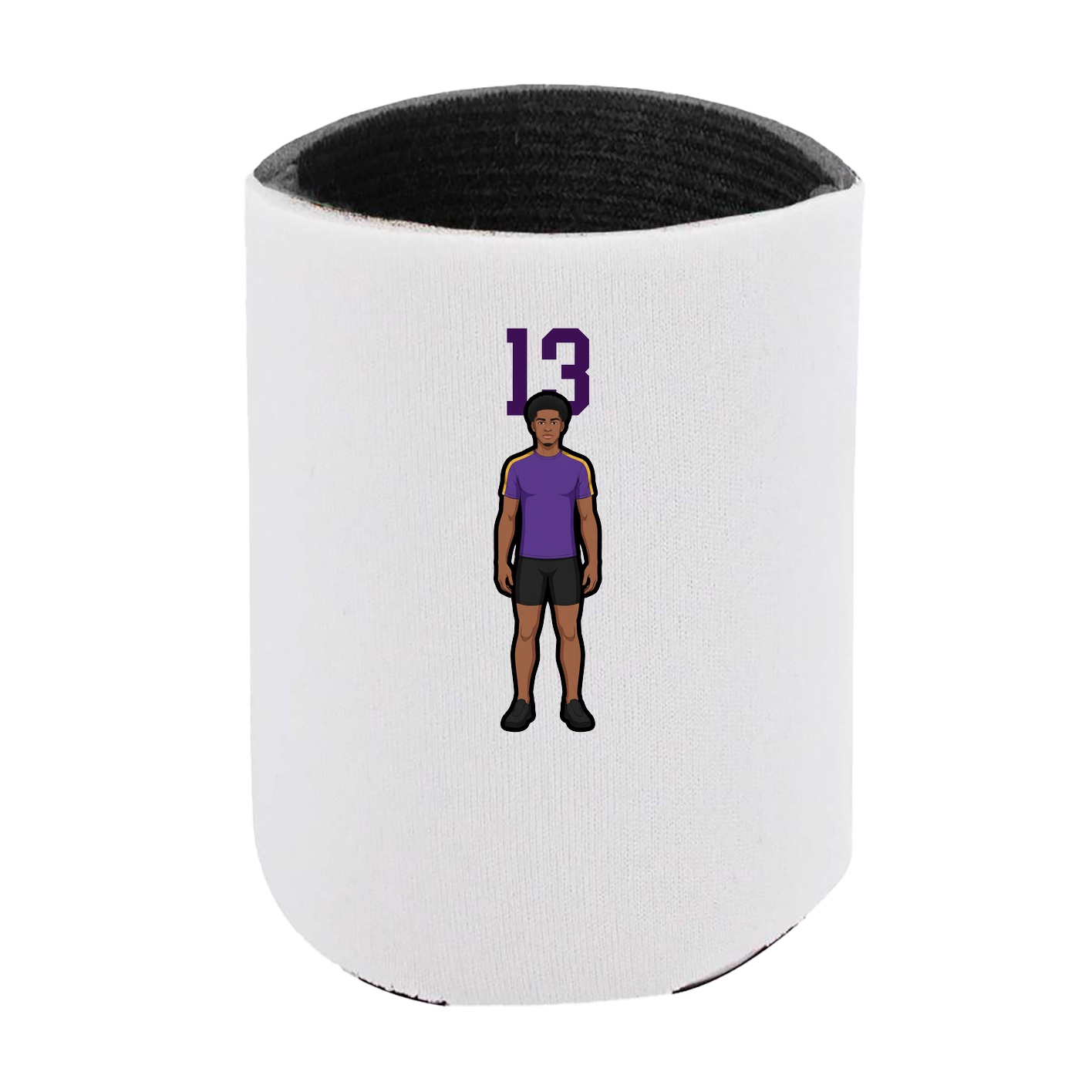 Can Holder — Number Top in White