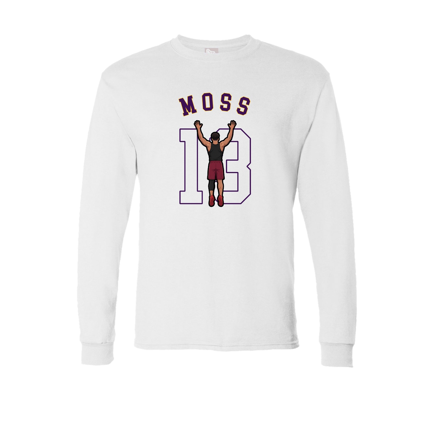 Long Sleeve Tee — Shirsey Arch in White