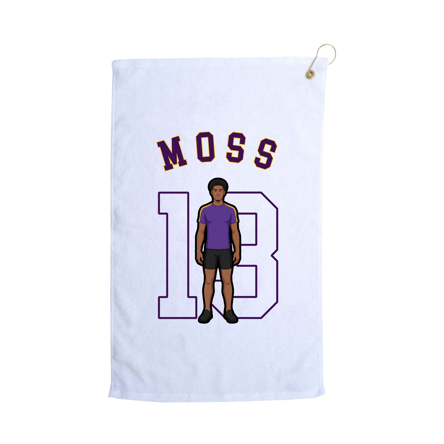 Golf Towel — Shirsey Arch in White