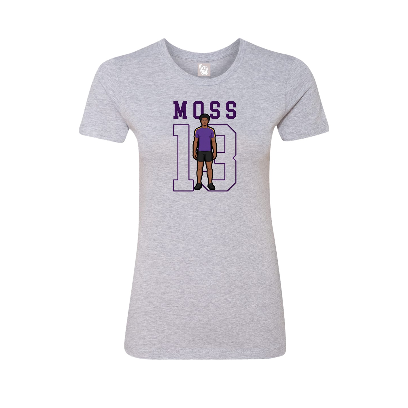 Fitted Women's Tee — Shirsey in Grey