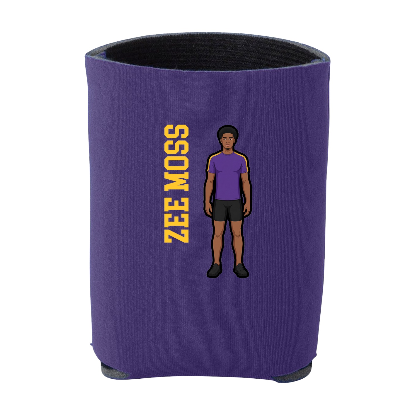Can Holder — Name Vertical in Purple