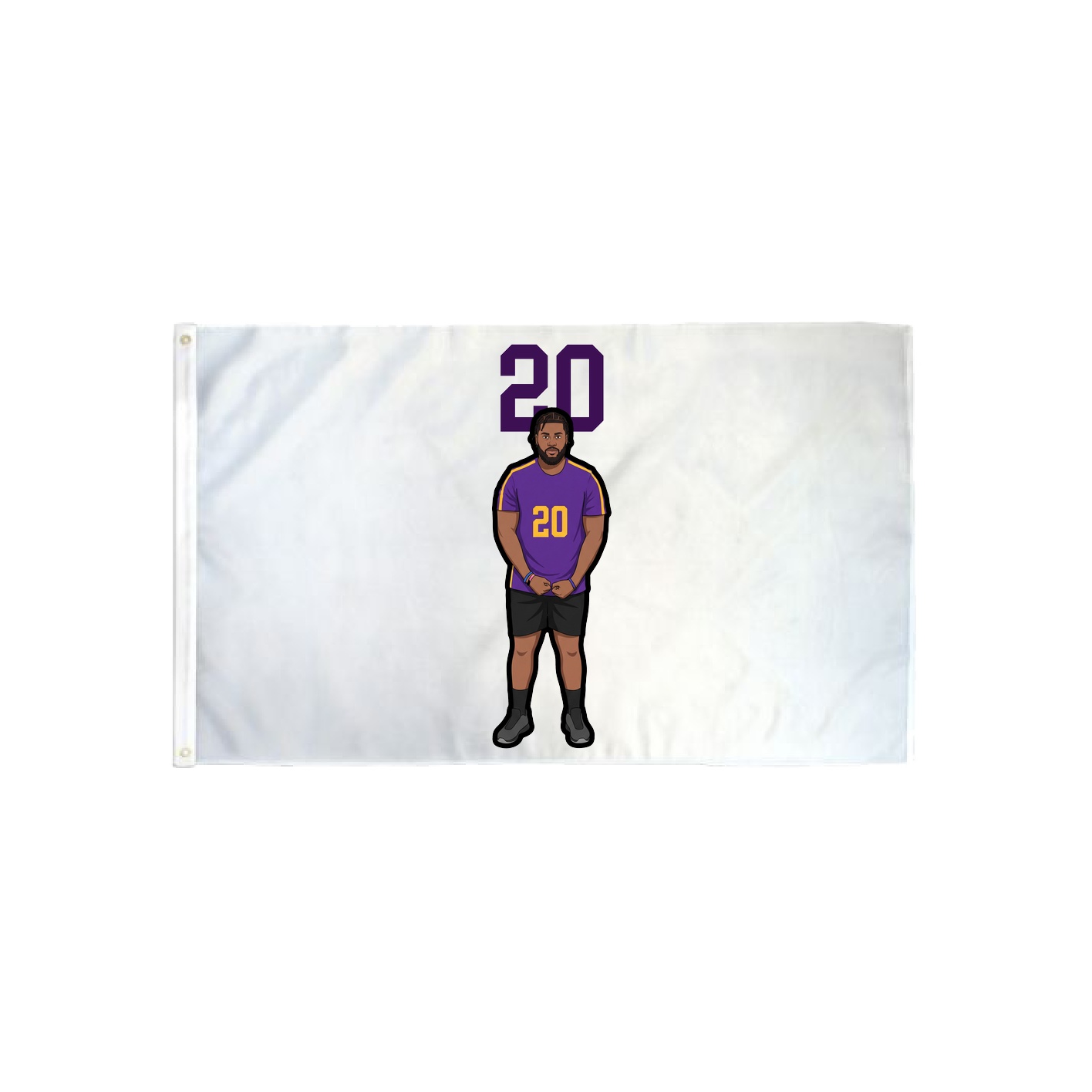 3x5 Flag — Number Top in Classic