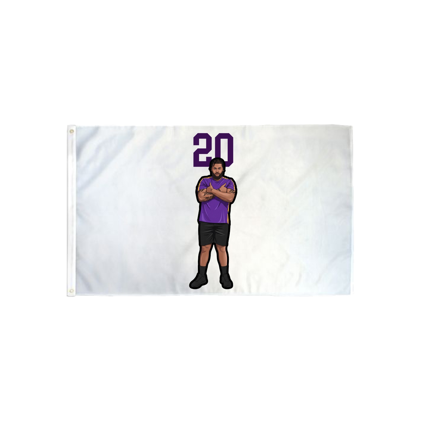3x5 Flag — Number Top in Classic