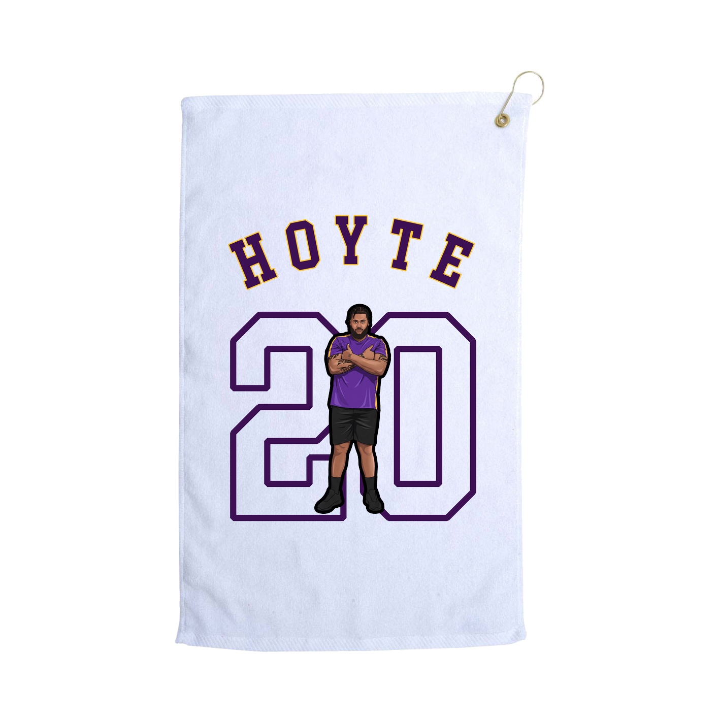 Golf Towel — Shirsey Arch in White