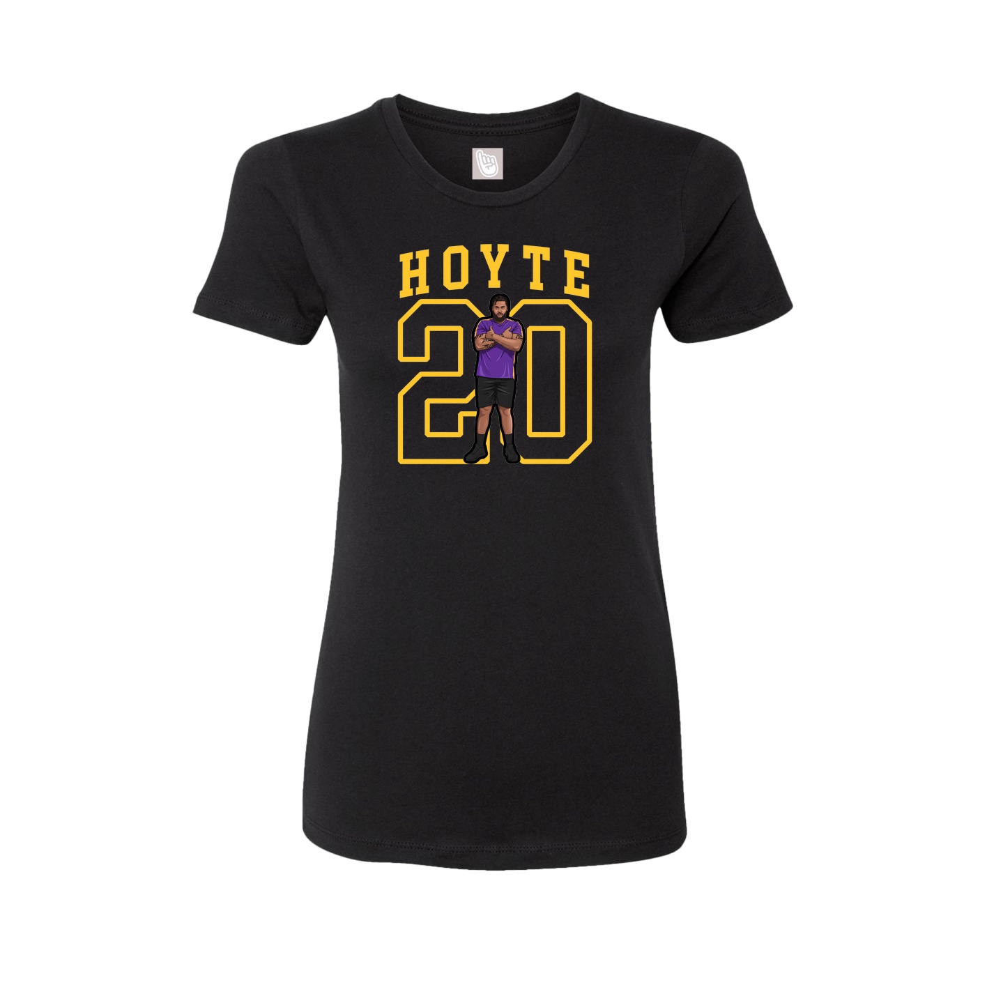 Fitted Women's Tee — Shirsey in Black