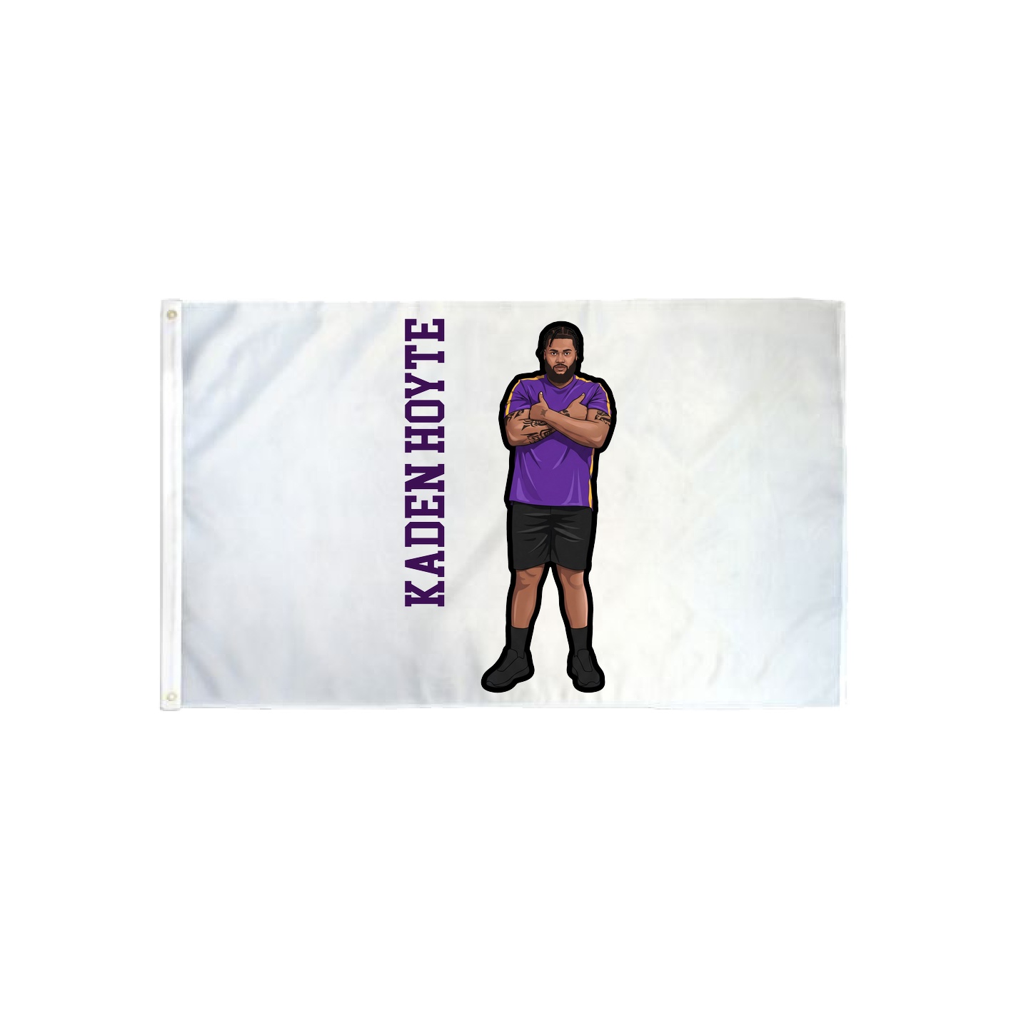 3x5 Flag — Name Vertical in Classic