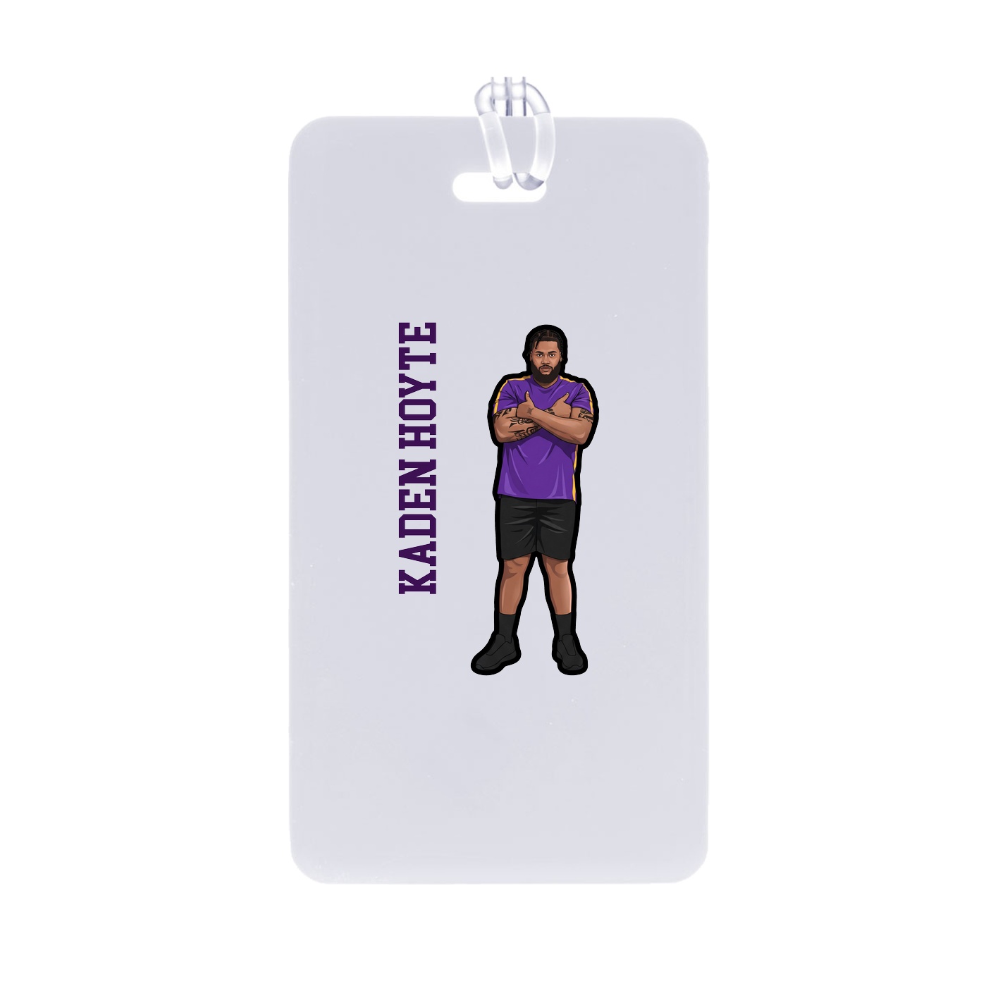 Bag Tag — Name Vertical in Classic