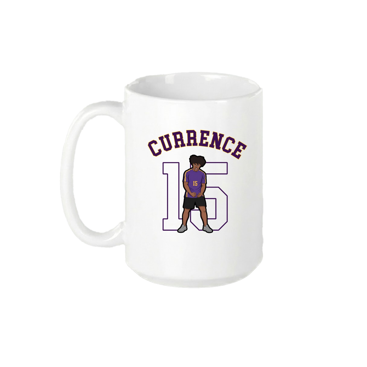 15oz Coffee Mug — Shirsey Arch in White