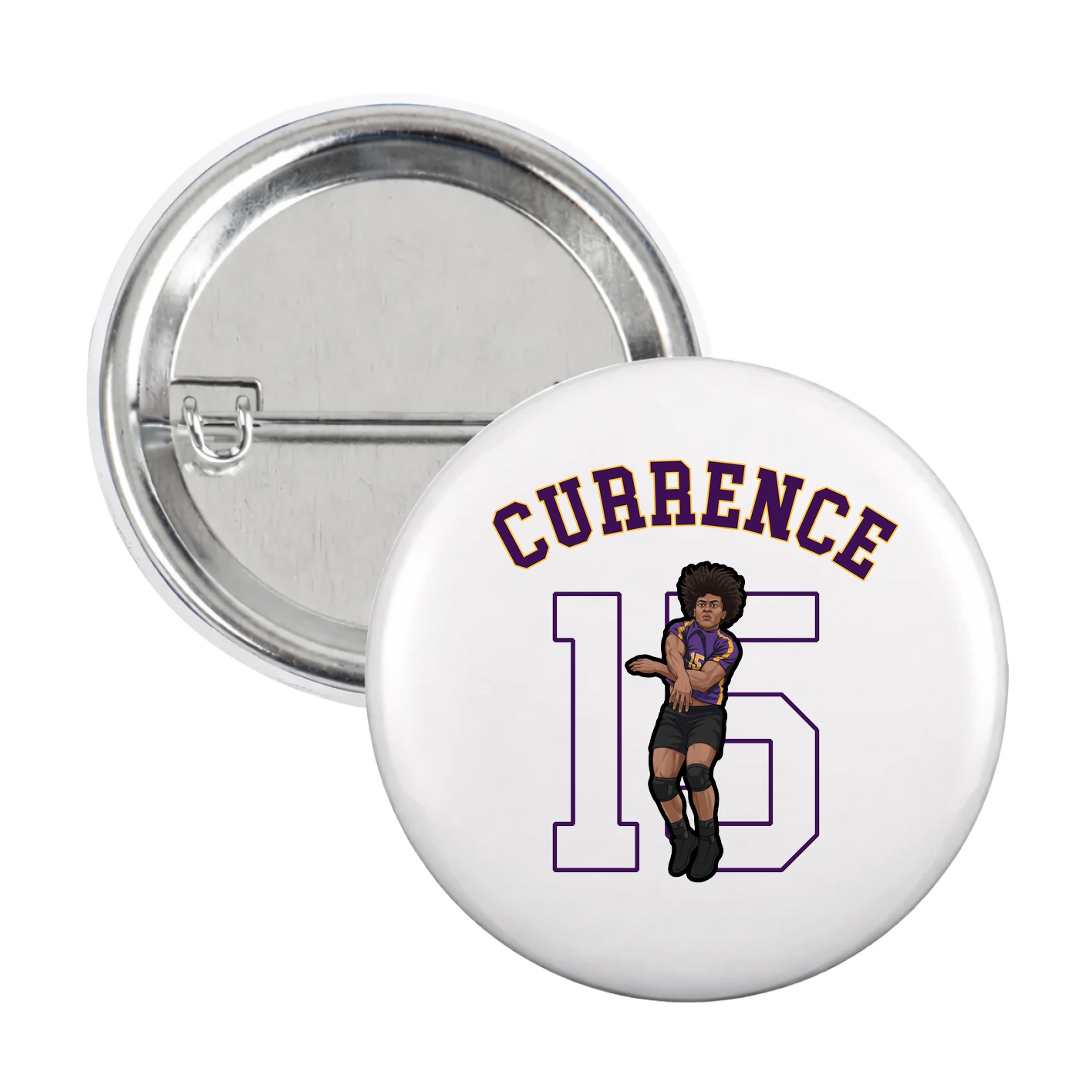 Game Day Button — Shirsey Arch in White