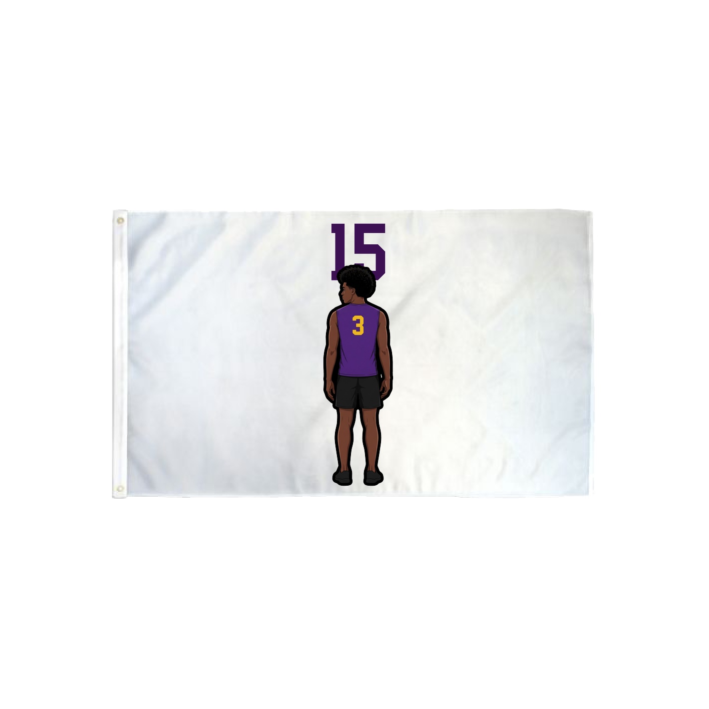 3x5 Flag — Number Top in Classic