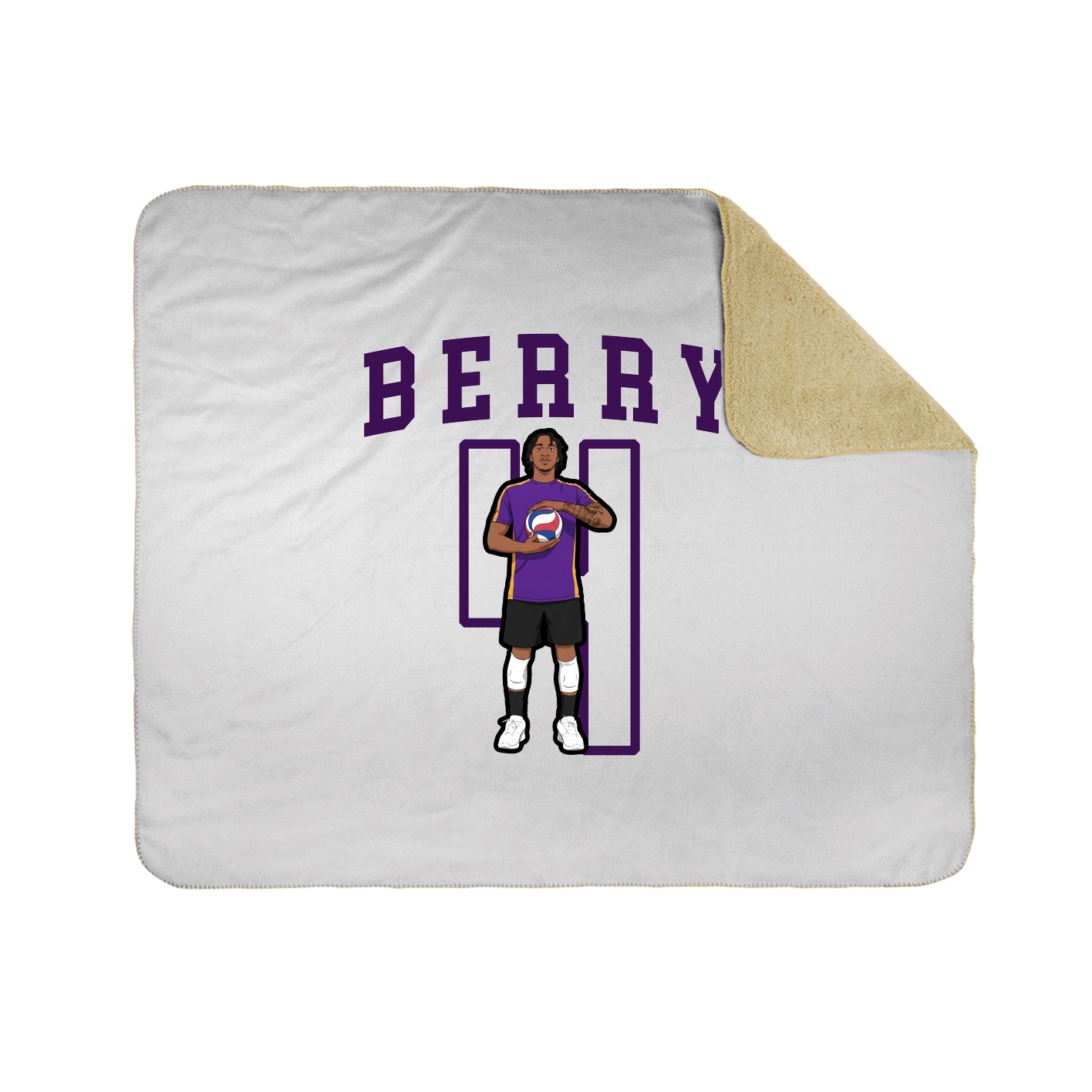 Throw Blanket — Shirsey in White