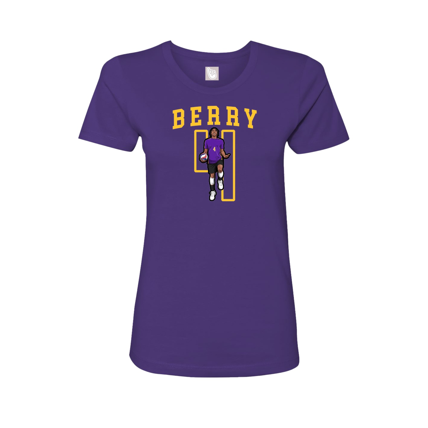 Fitted Women's Tee — Shirsey in Purple