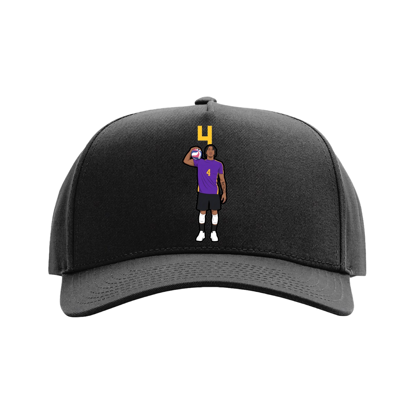 Full Fabric Five-Panel Champ Cap