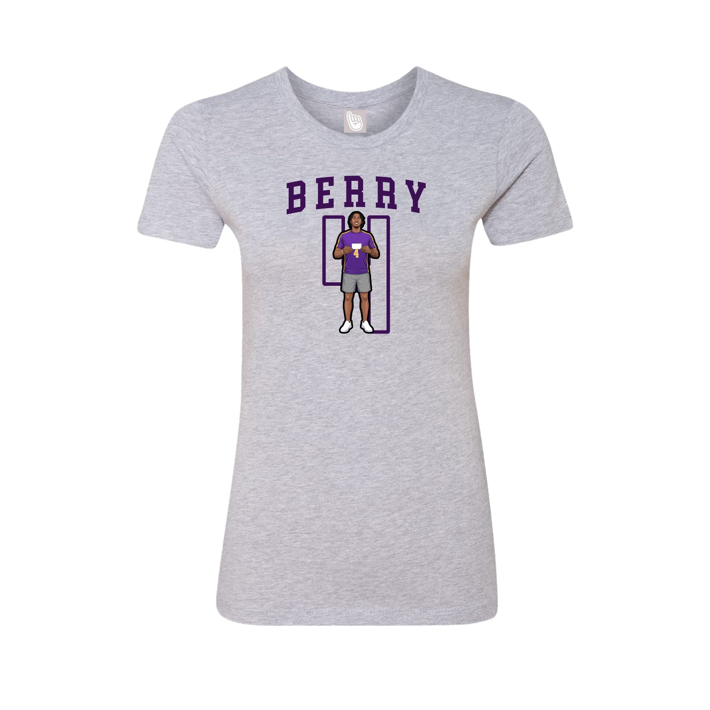 Fitted Women's Tee — Shirsey in Grey