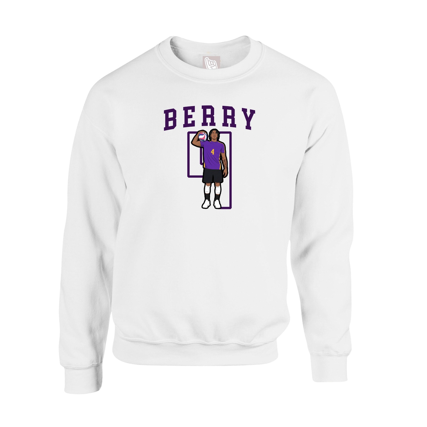 Fleece Crew — Shirsey in White