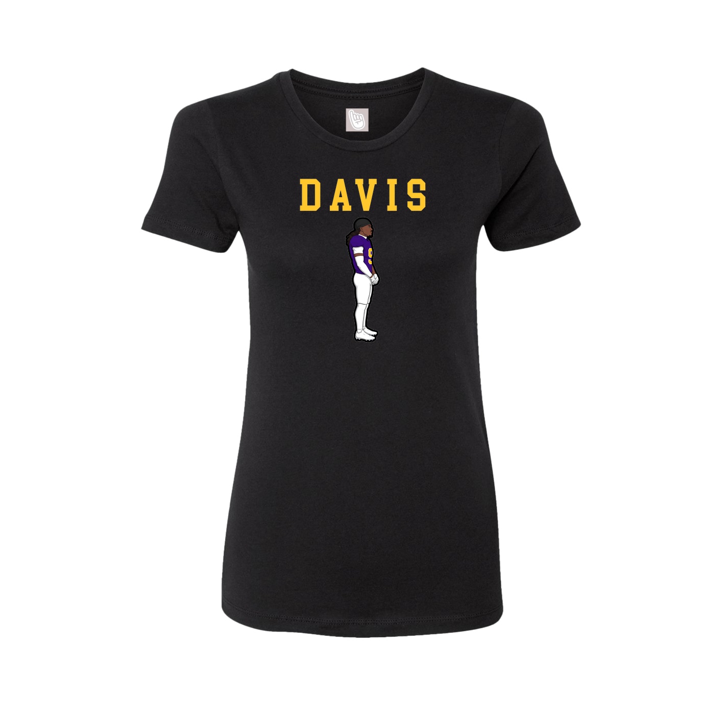 Fitted Women's Tee — Shirsey in Black