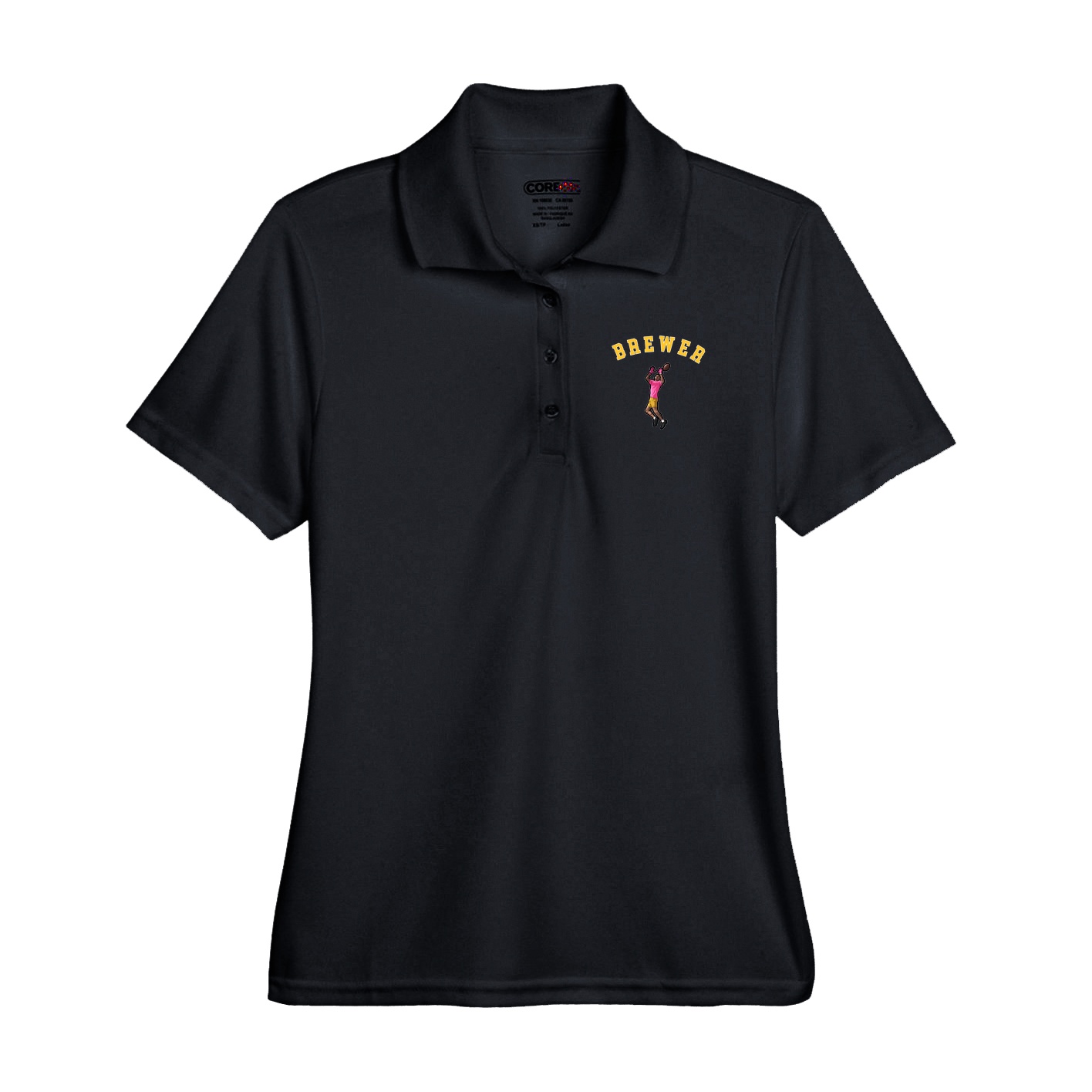 Performance Polo — Shirsey Arch in Black