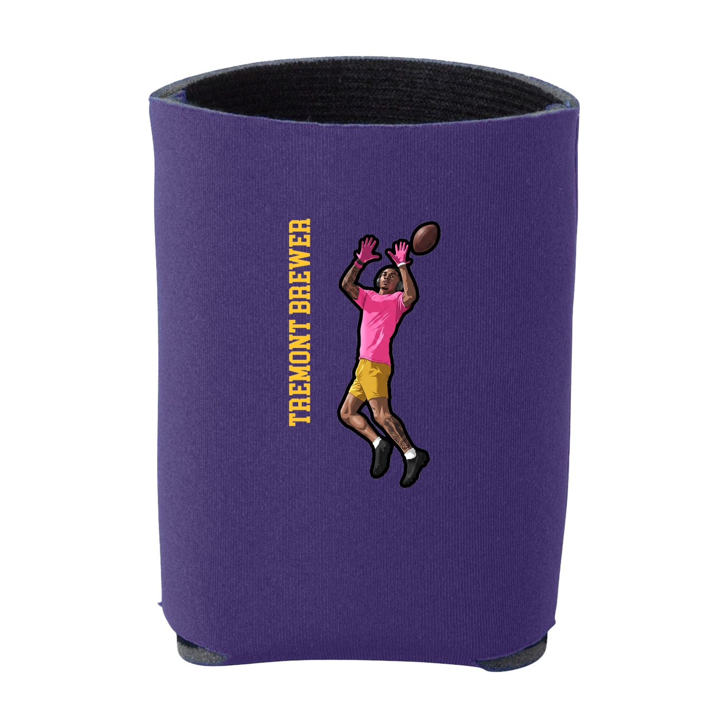 Can Holder — Name Vertical in Purple