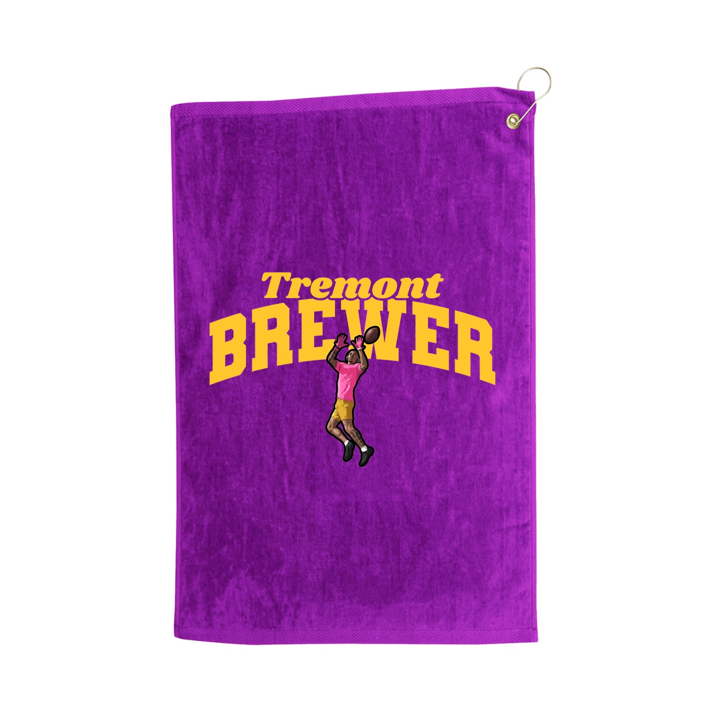 Golf Towel — Signature Arch in Purple